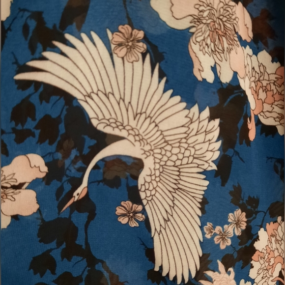 Michel Studio Sheer Print Blouse - Picture 8 of 12